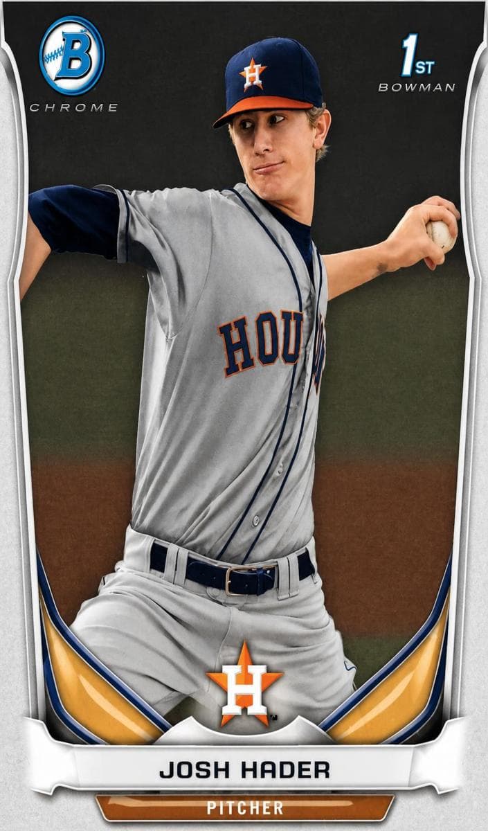 Josh Hader 2014 bowman Chrome Prospects