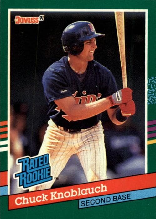 Chuck Knoblauch 1991 panini Donruss