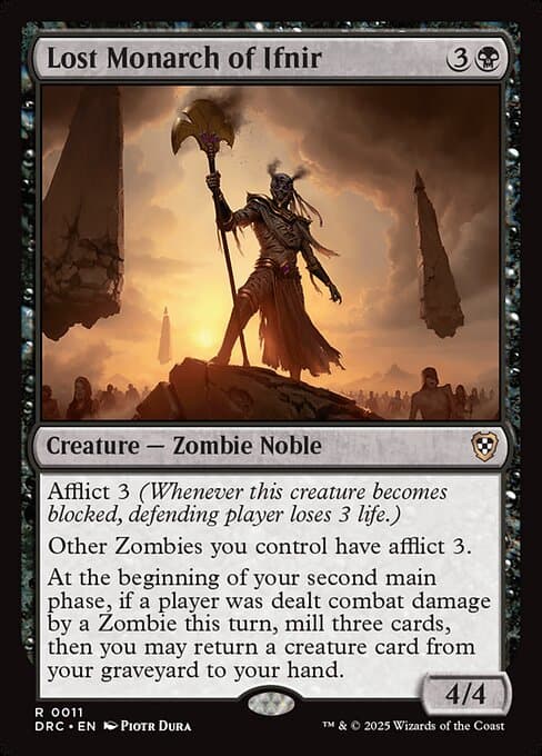Lost Monarch of Ifnir 2025 Magic: The Gathering Aetherdrift Commander