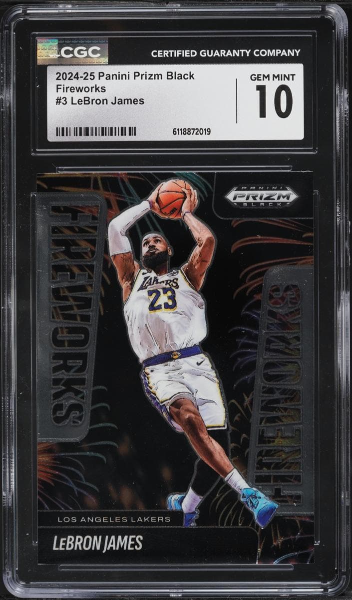 LeBron James 2024 panini Panini Prizm Black