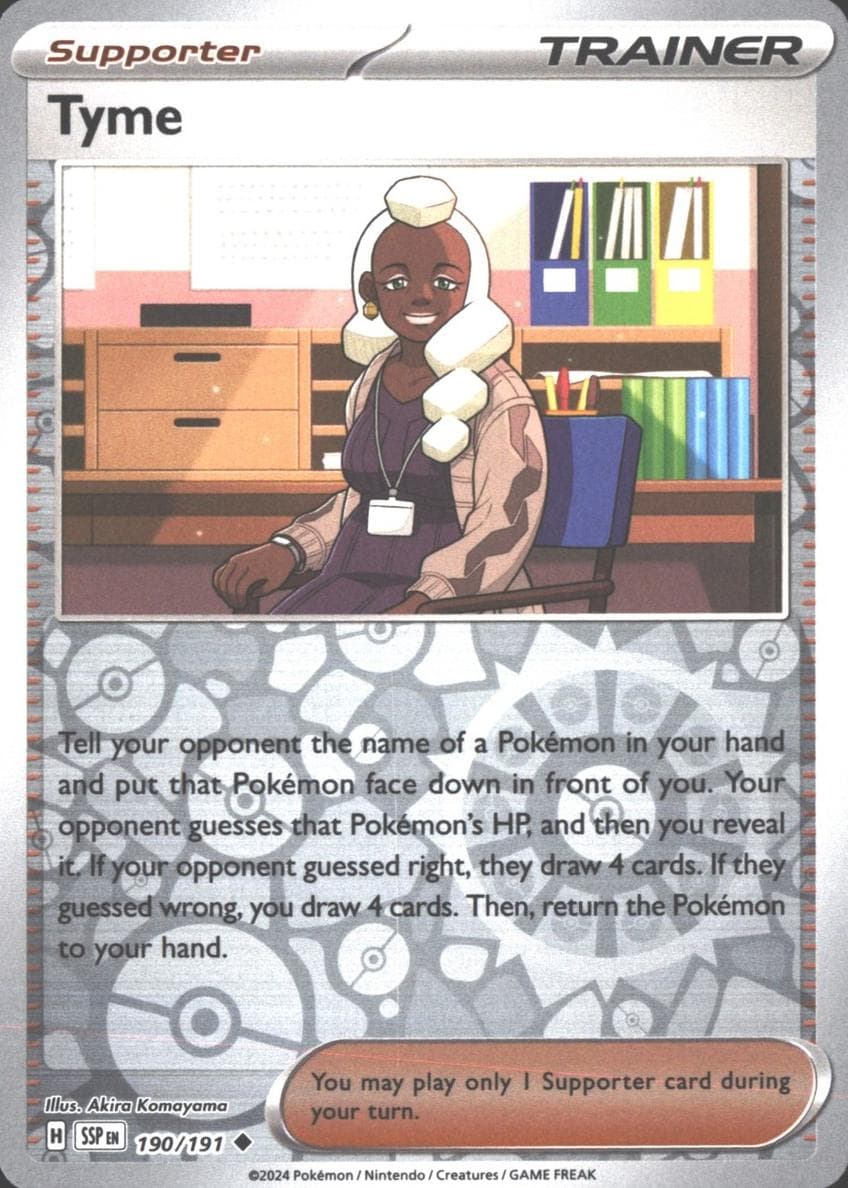Tyme trading card
