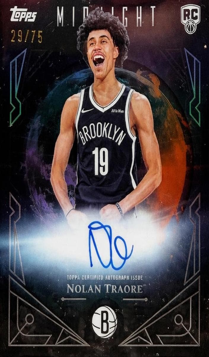 Nolan Traore 2025 topps Topps Midnight
