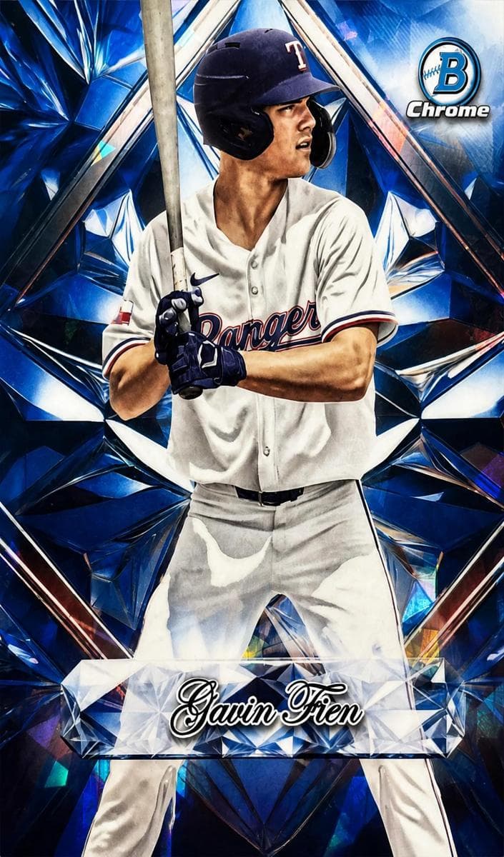 Gavin Fien 2025 bowman Bowman Draft Sapphire