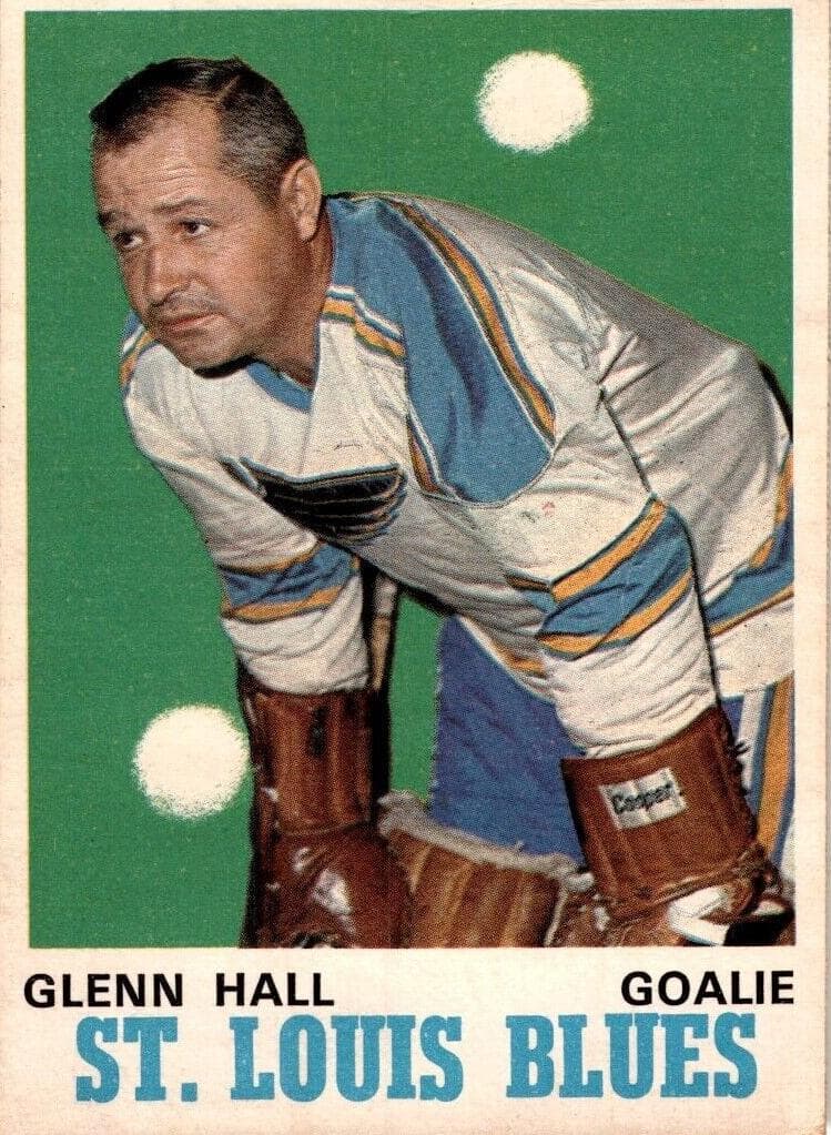 Glenn Hall 1970 topps O-Pee-Chee