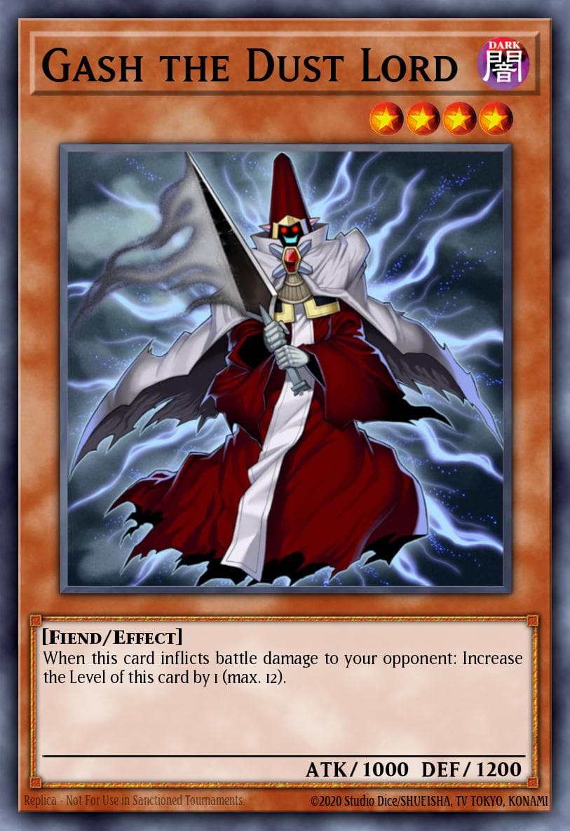 Gash the Dust Lord 2013 Yu-Gi-Oh! Number Hunters