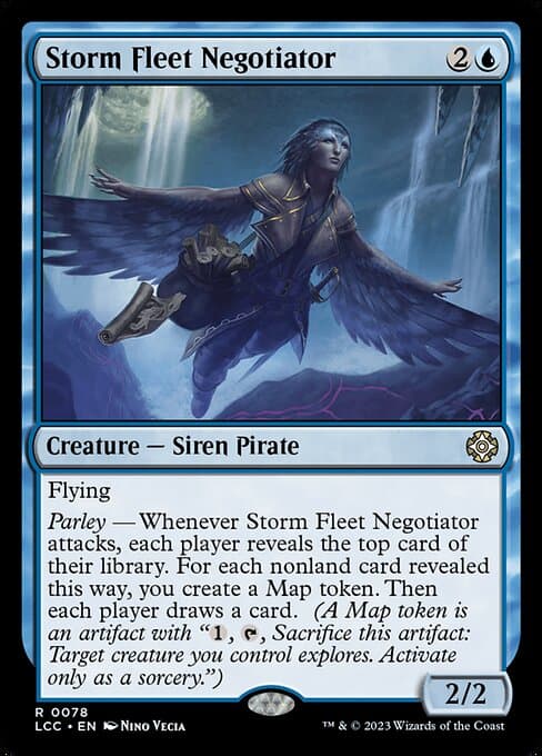 Storm Fleet Negotiator 2023 Magic: The Gathering Lost Caverns of Ixalan Commander