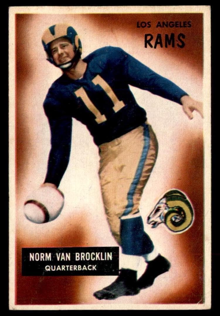 Norm Van Brocklin 1955 bowman Bowman