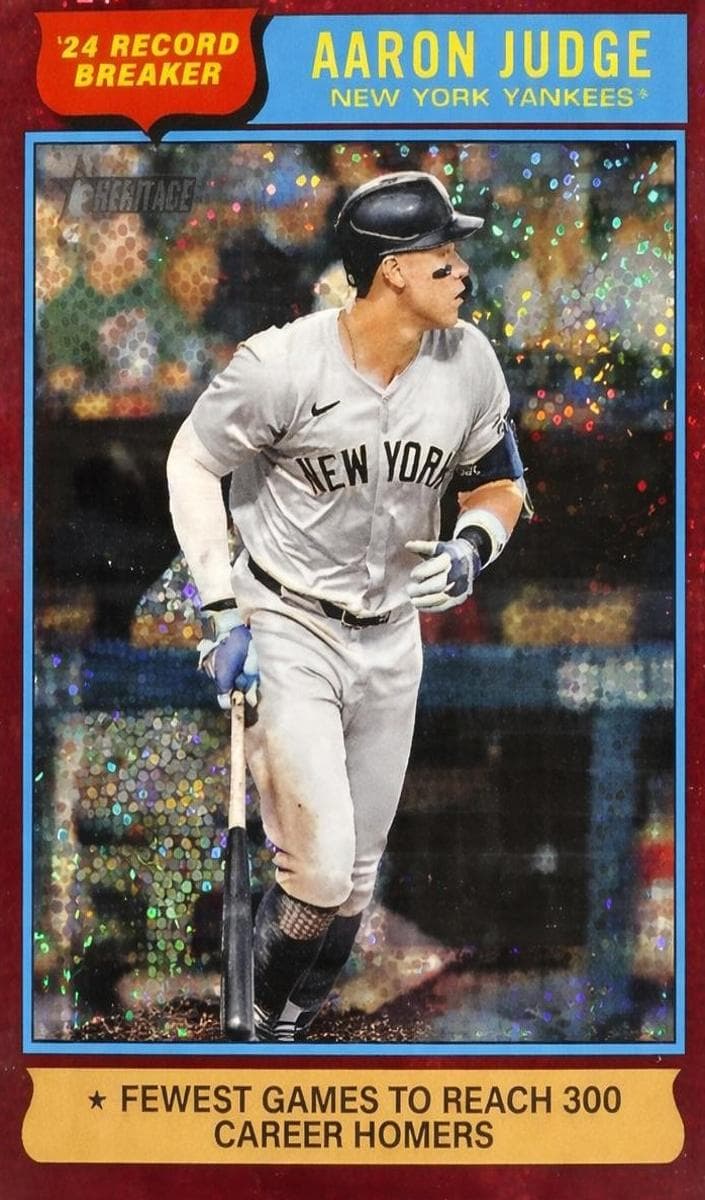 Aaron Judge 2025 topps Topps Heritage