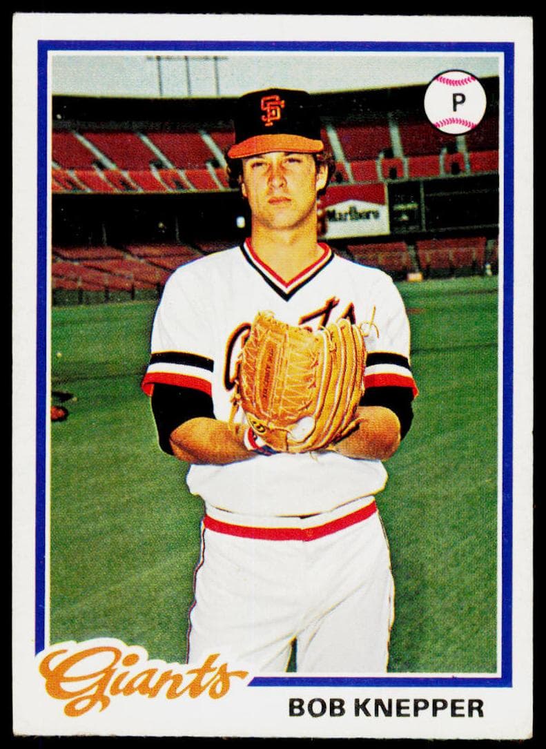 Bob Knepper 1978 topps Topps
