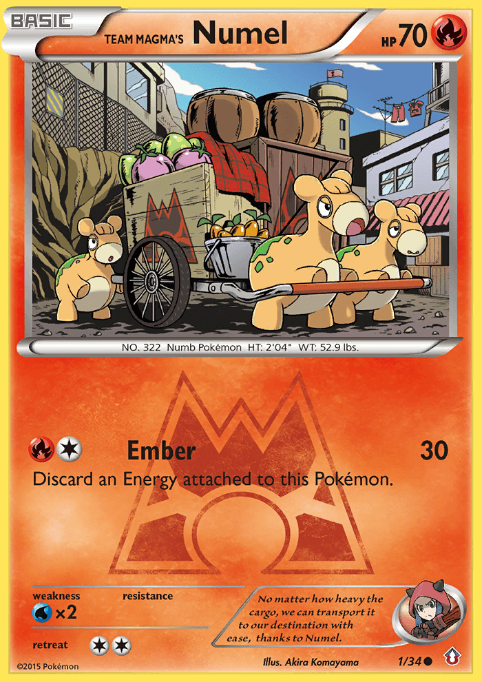 Team Magma's Numel #1
