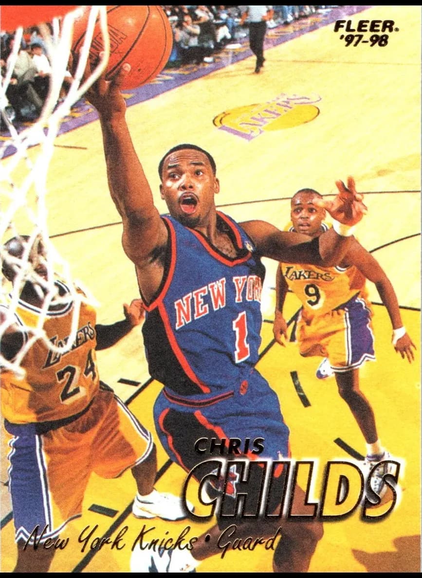 Chris Childs 1997 fleer Fleer