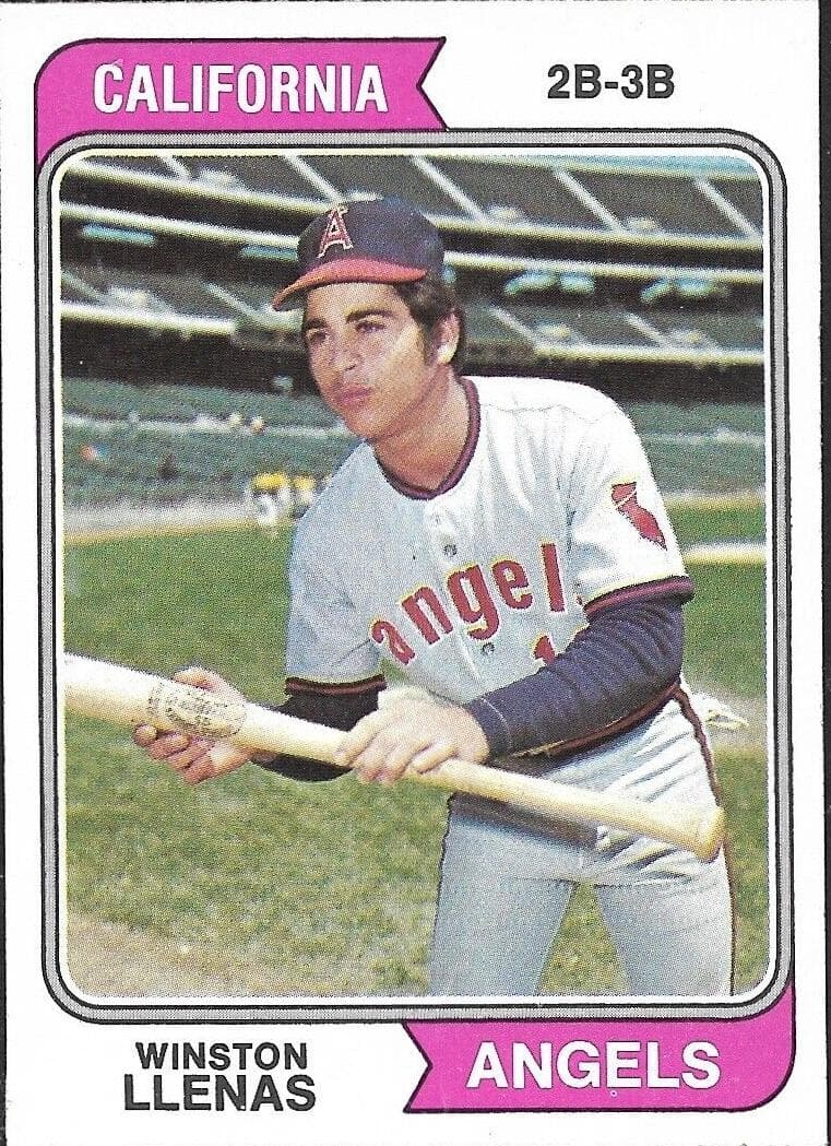 Winston Llenas 1974 topps Topps