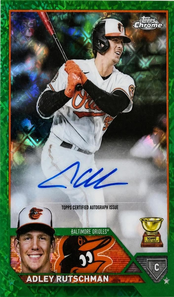Adley Rutschman 2023 topps Topps Chrome Logofractor Edition