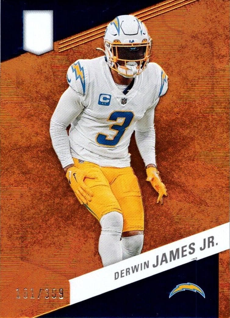 Derwin James Jr. 2023 panini Elite Football Orange