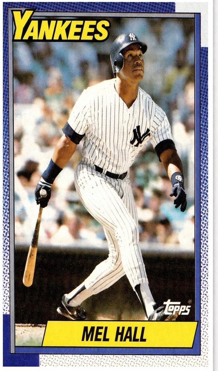 Mel Hall trading card