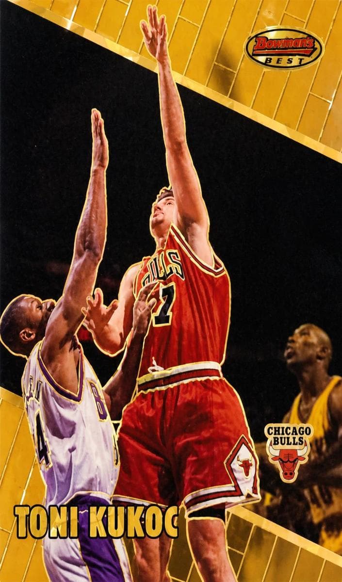 Toni Kukoc 1999 bowman Bowman's Best