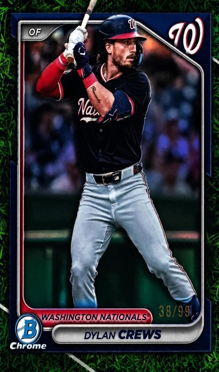 Dylan Crews 2024 bowman Bowman Draft Sapphire Edition