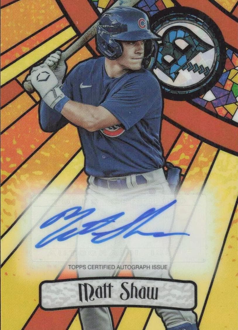 Matt Shaw 2023 bowman Bowman Draft