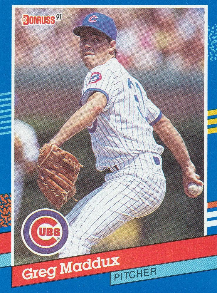 Greg Maddux 1991 panini Donruss