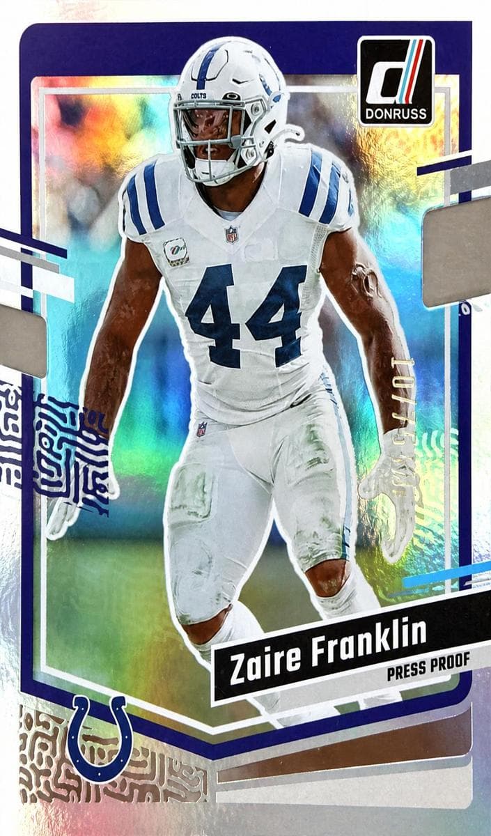 Zaire Franklin 2023 panini Panini Donruss