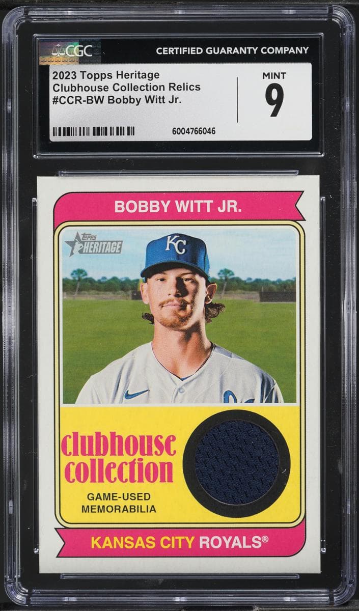 Bobby Witt Jr. 2023 topps Topps Heritage