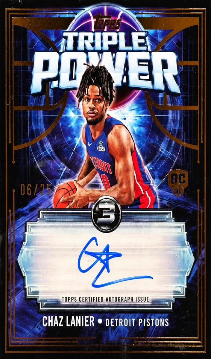 Chaz Lanier 2025 topps Topps 3