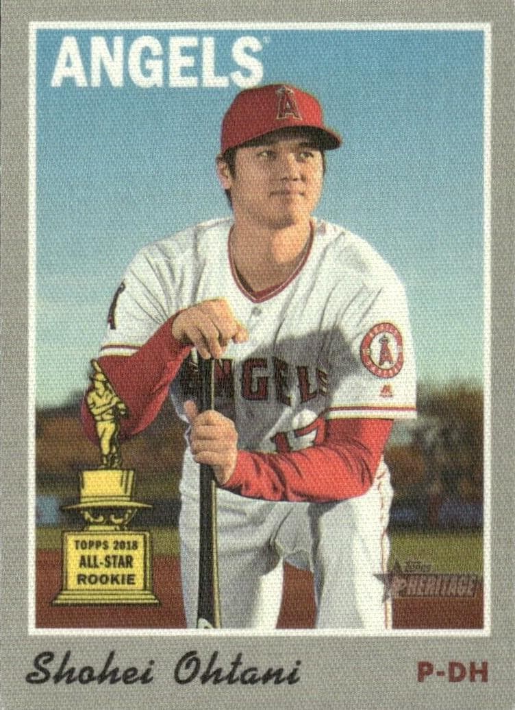 Shohei Ohtani 2019 topps Topps Heritage