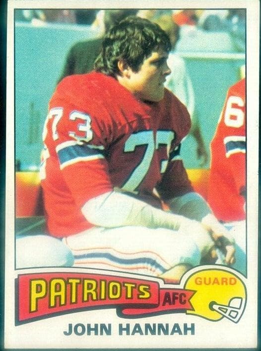 John Hannah 1975 topps Topps