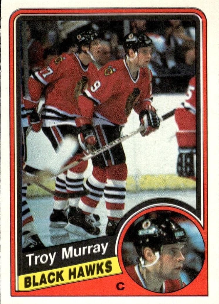 Troy Murray trading card