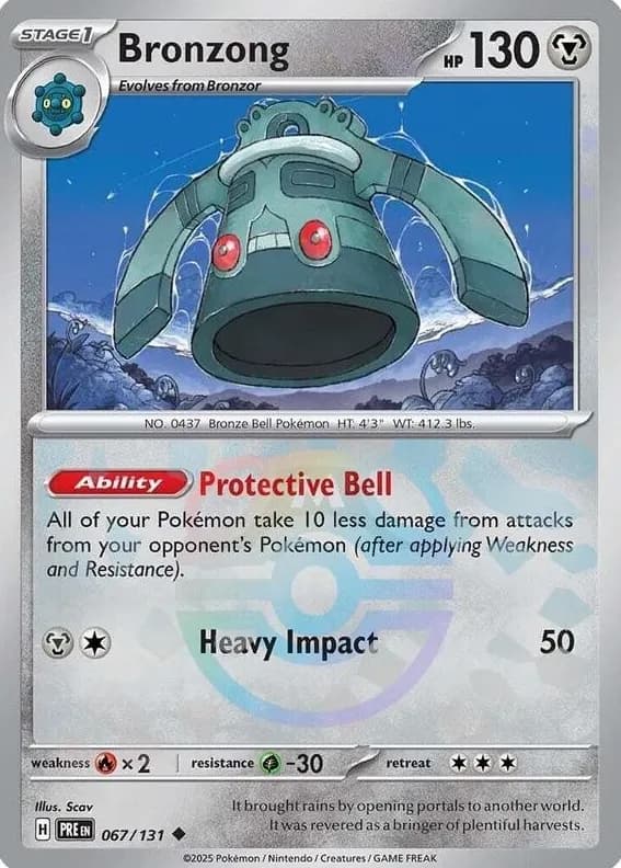 Bronzong trading card