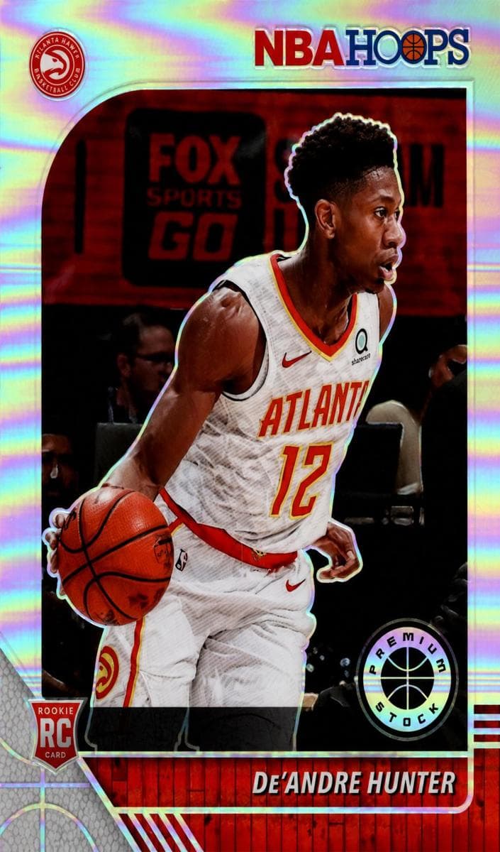 De'Andre Hunter 2019 panini Hoops Premium Stock Basketball Silver