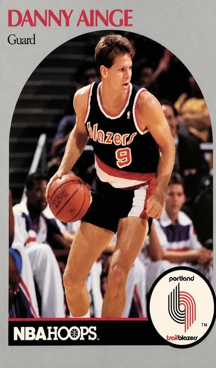 Danny Ainge 1990 panini Hoops