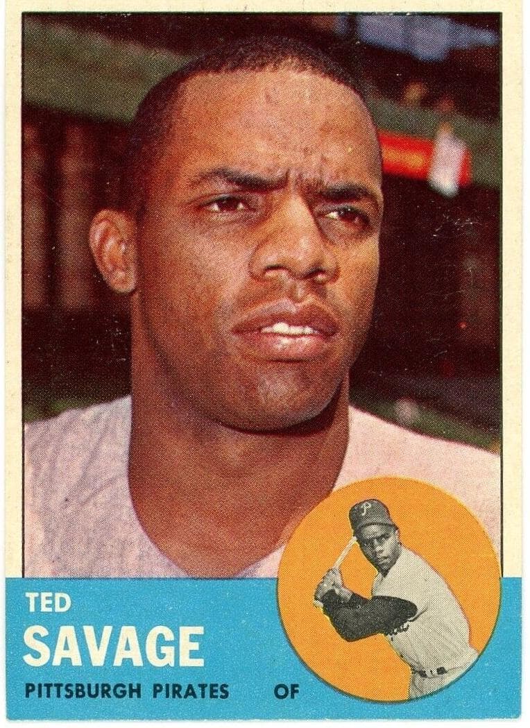 Ted Savage 1963 topps Topps
