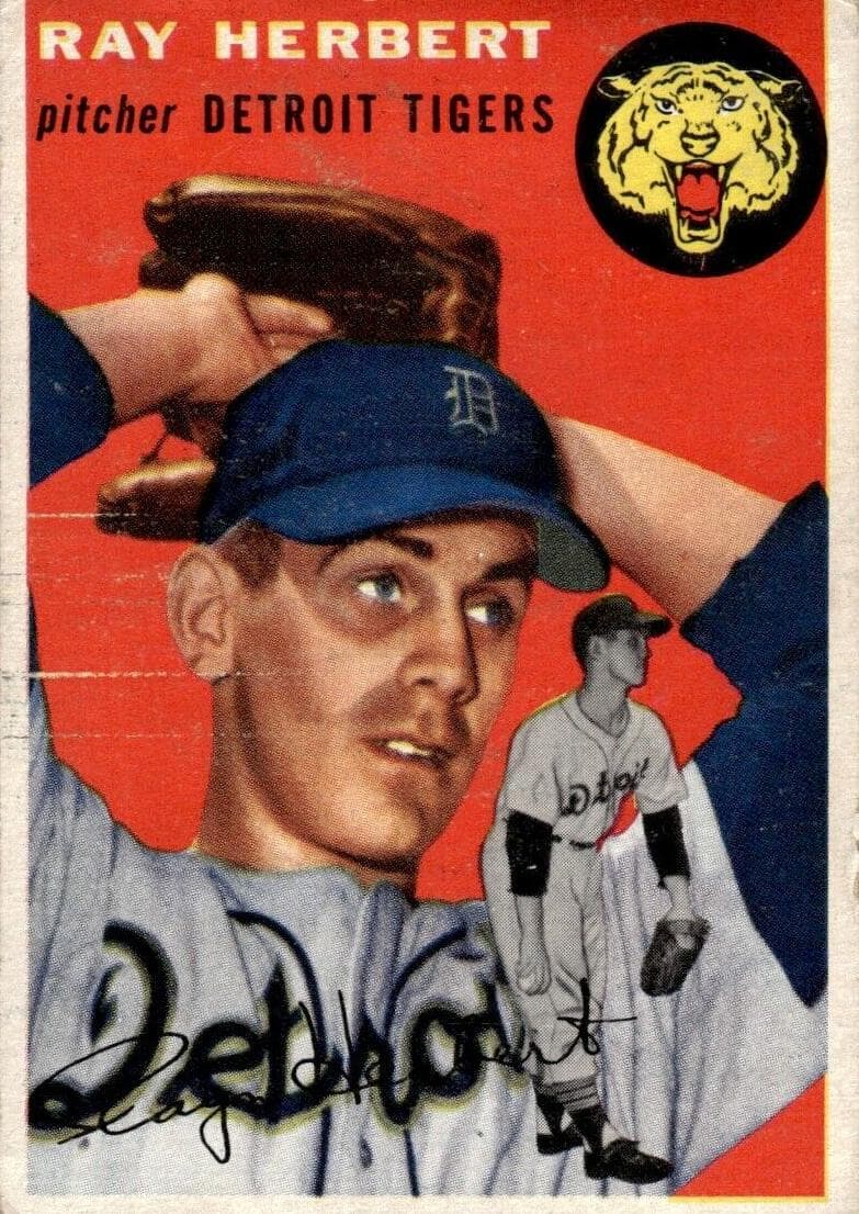 Ray Herbert 1954 topps Topps