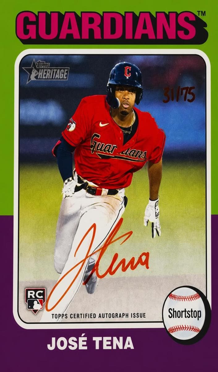 José Tena 2024 topps Topps Heritage
