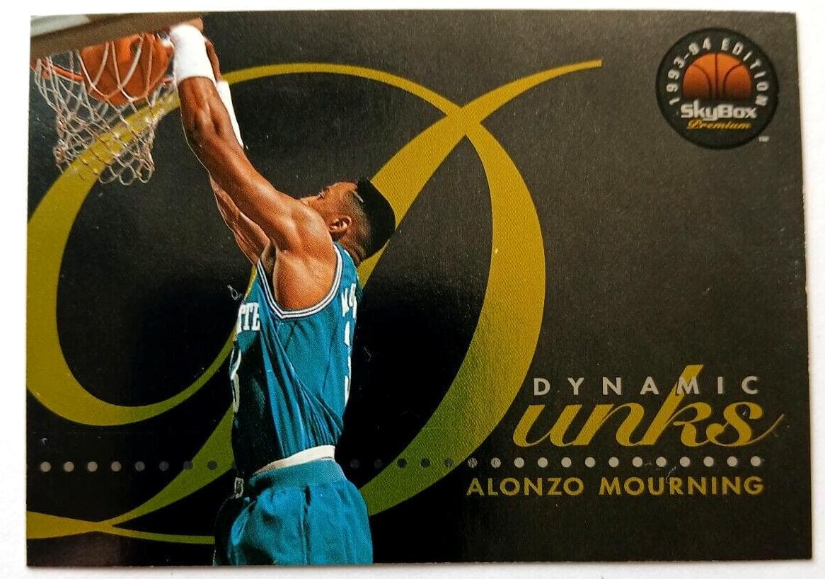 Alonzo Mourning 1993 fleer SkyBox Premium