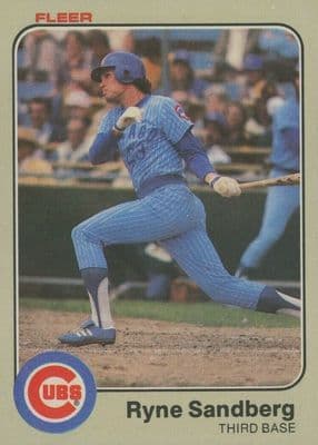 Ryne Sandberg 1983 fleer