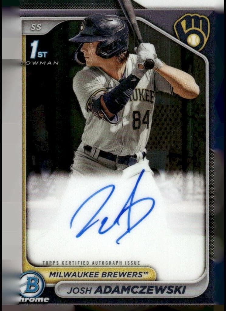Josh Adamczewski trading card