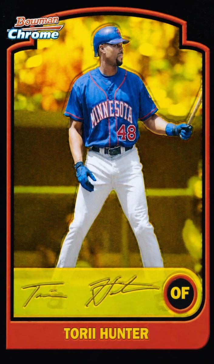 Torii Hunter trading card