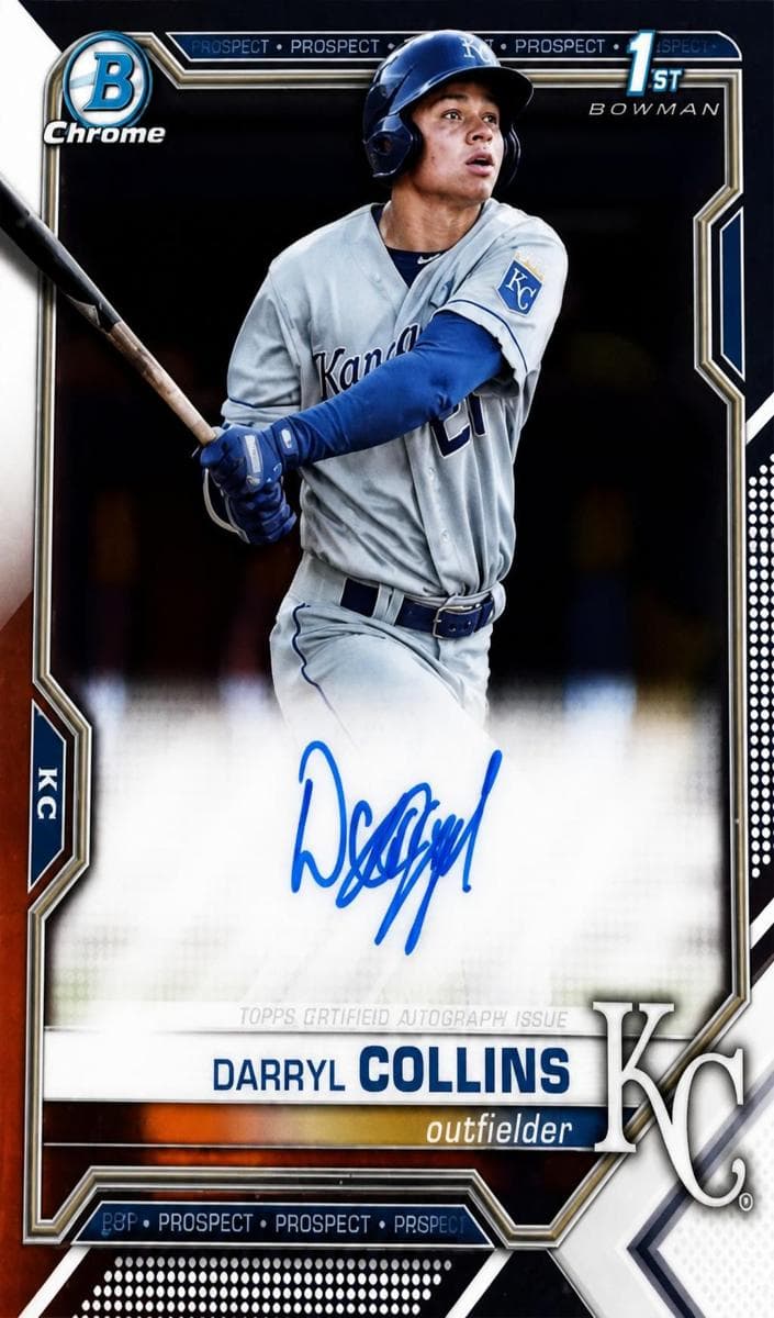 Darryl Collins 2021 bowman Bowman