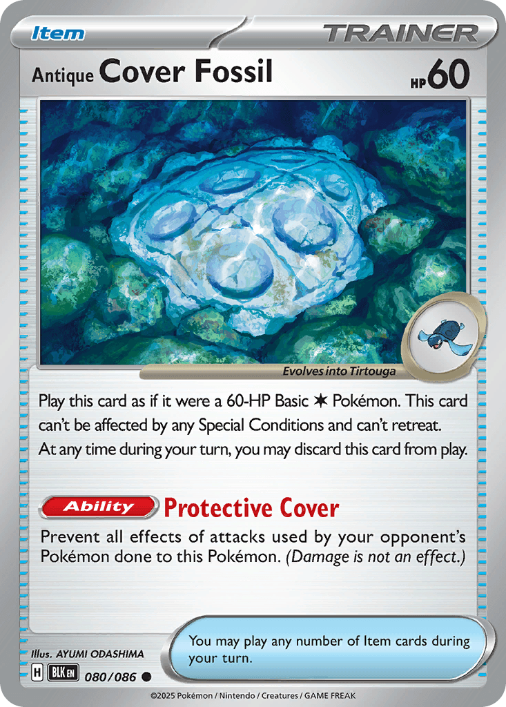 Antique Cover Fossil 2025 Pokemon