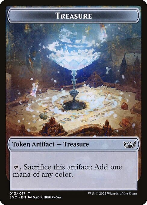 Treasure 2022 Magic: The Gathering Streets of New Capenna Token