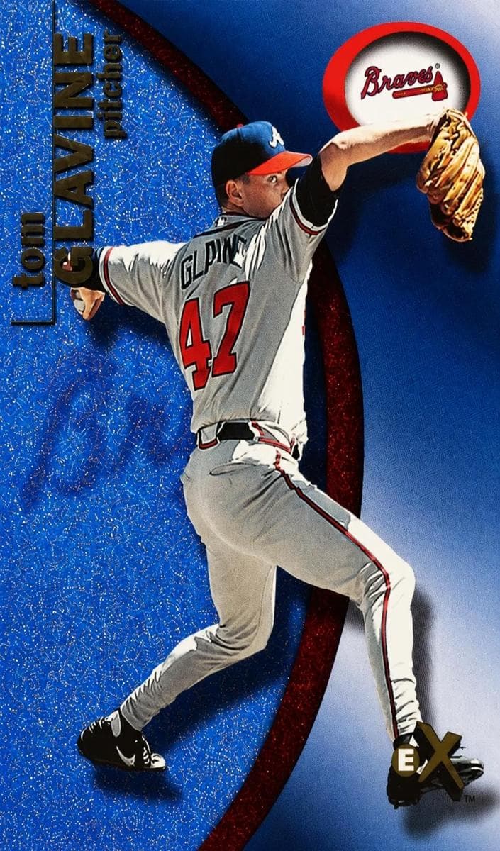 Tom Glavine 2001 fleer Fleer E-X