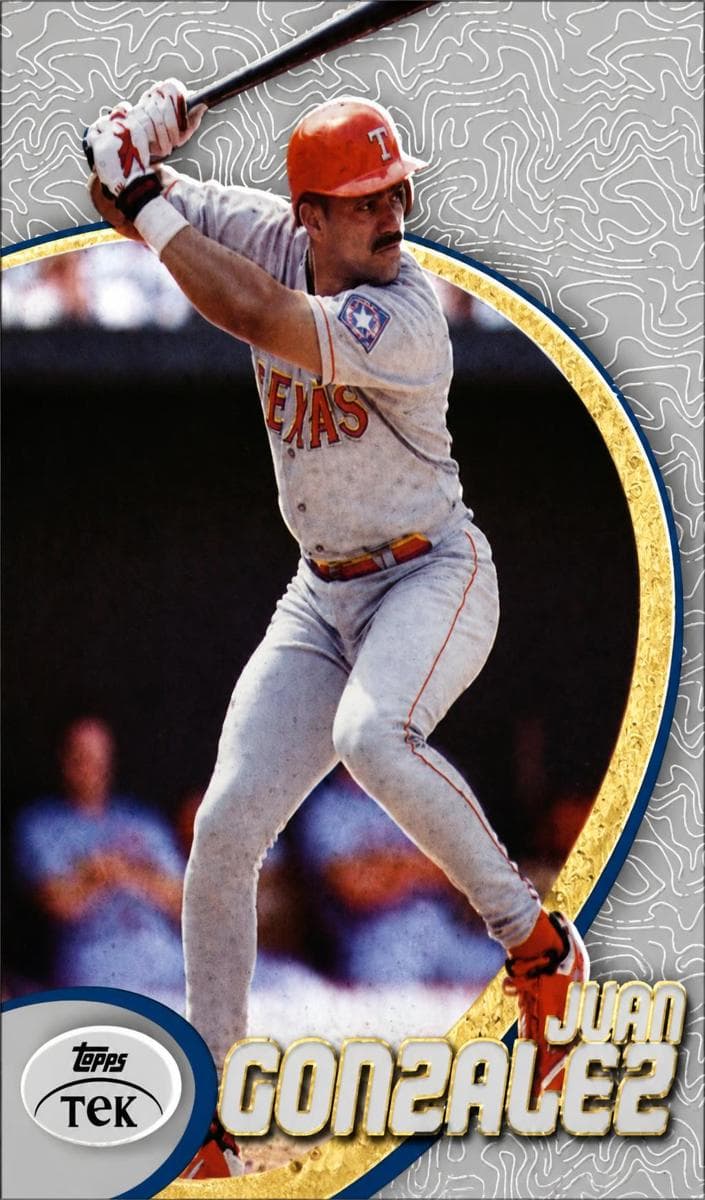 Juan Gonzalez 1998 topps Topps Tek