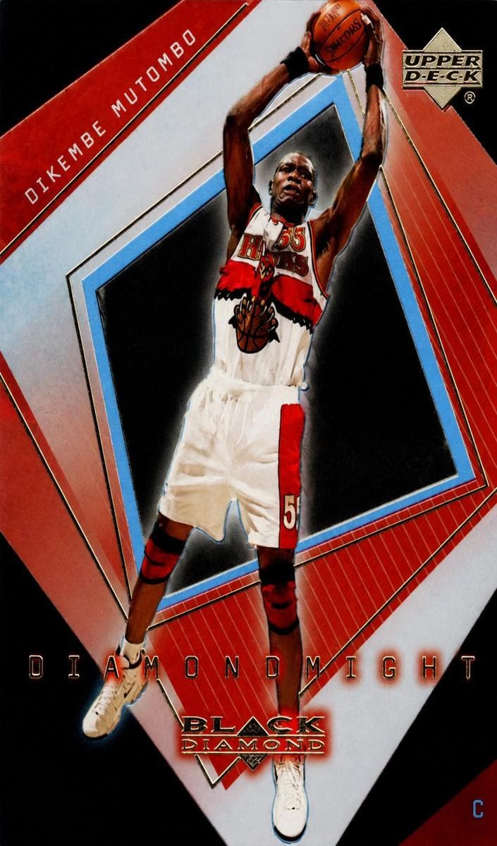 Dikembe Mutombo 1999 upper-deck Black Diamond
