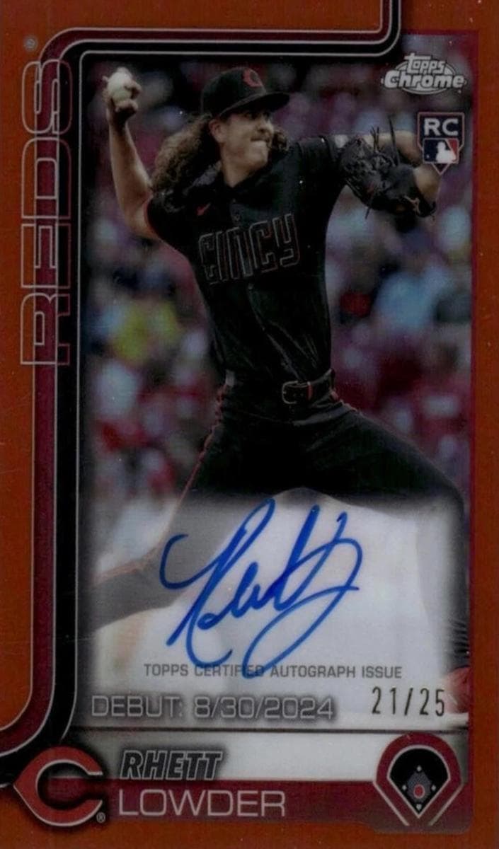 Rhett Lowder 2025 topps Topps Chrome Update