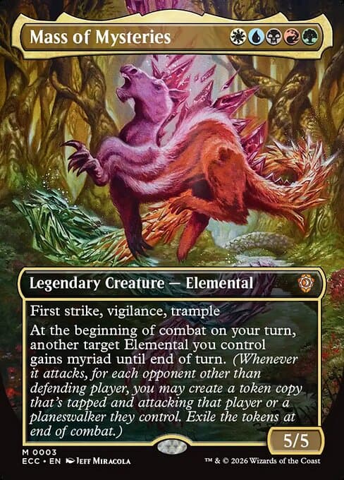 Mass of Mysteries 2026 Magic: The Gathering Lorwyn Eclipsed Commander Borderless
