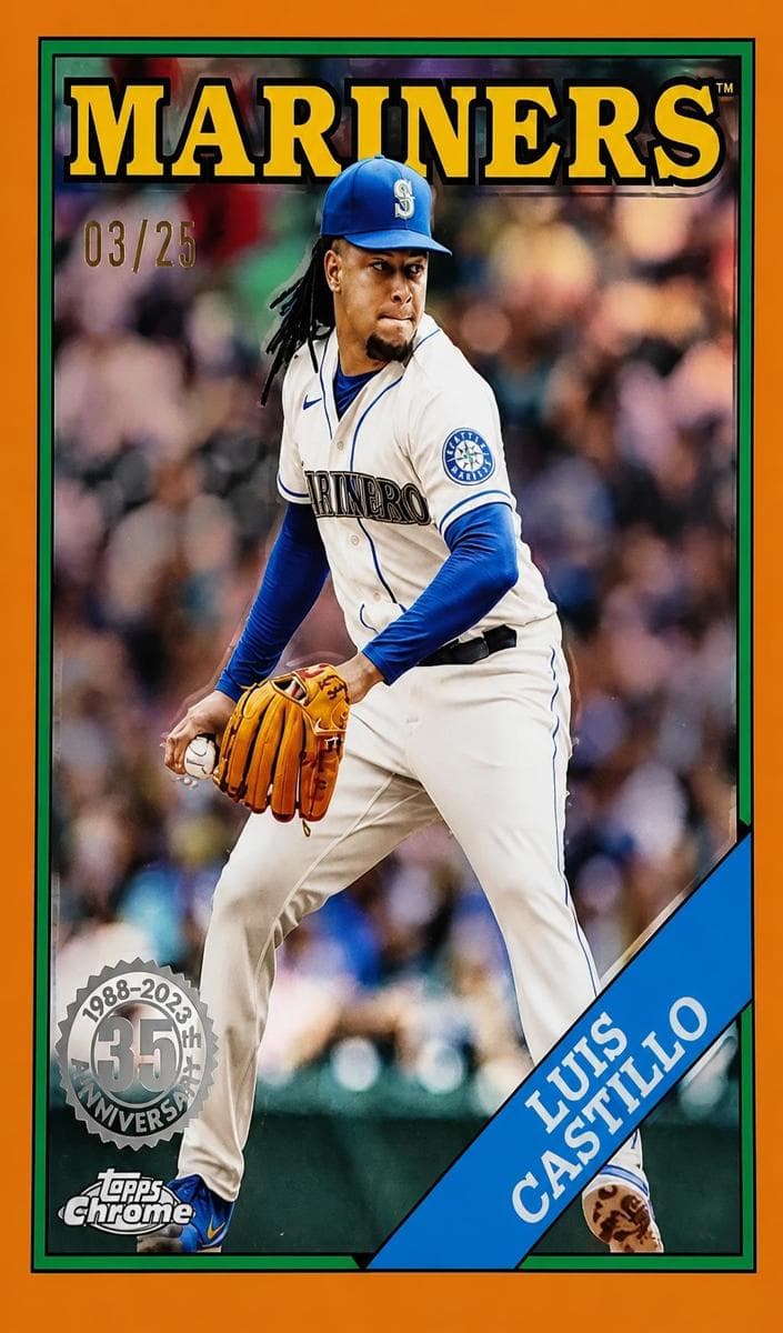 Luis Castillo 2023 topps Topps Chrome