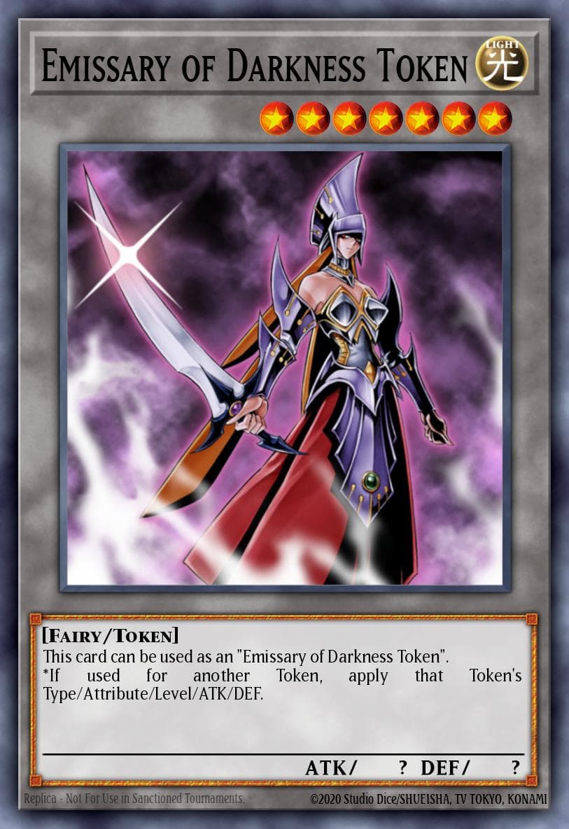 Emissary of Darkness Token 2012 Yu-Gi-Oh!
