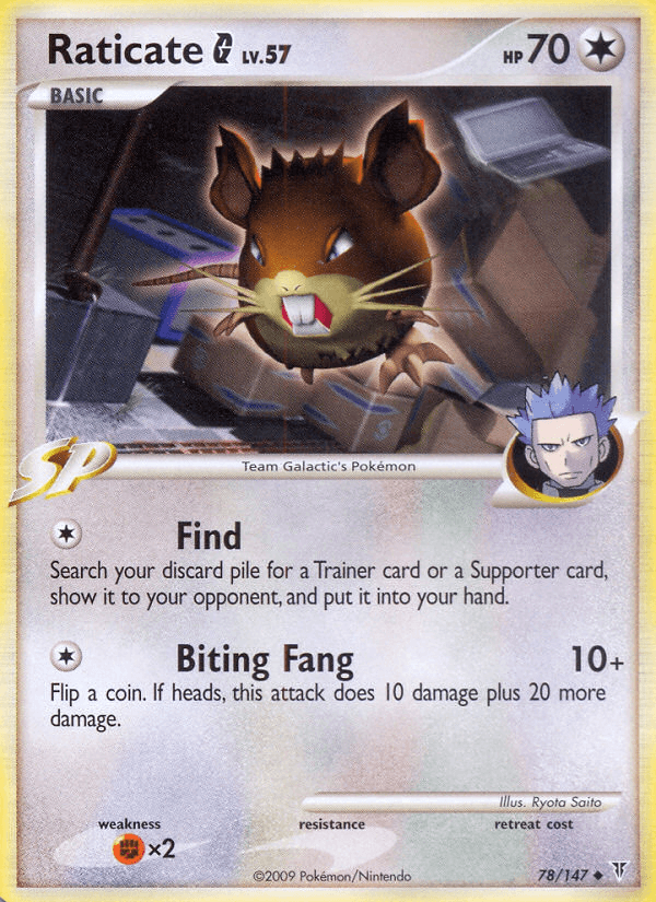 Raticate G 2009 Pokemon